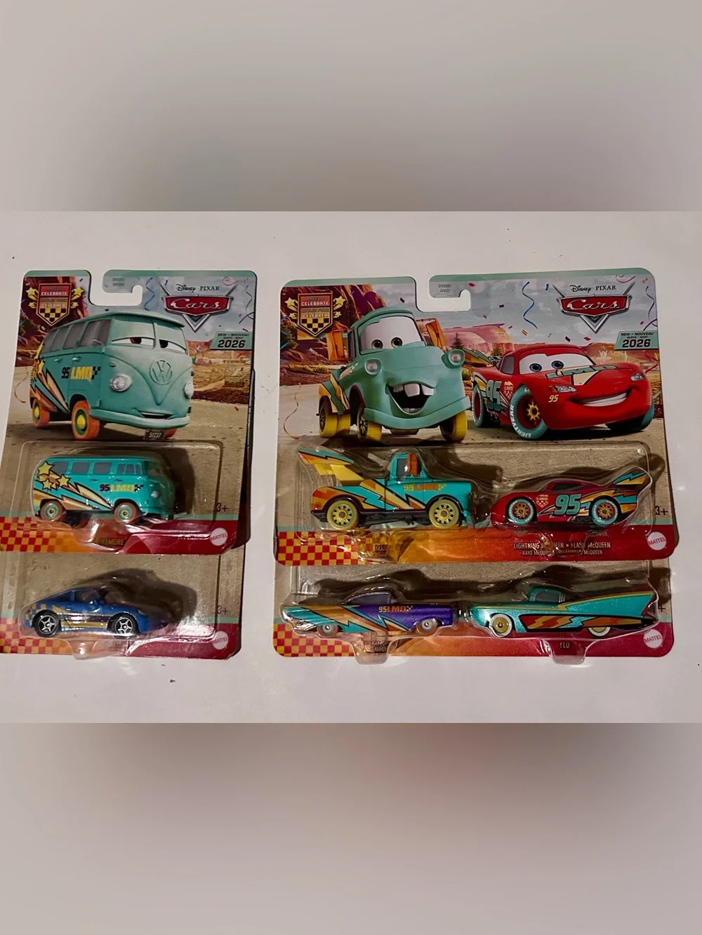 Cars20th Anniversary Set - LMQ Mater Fillmore Sally Flow Ramone